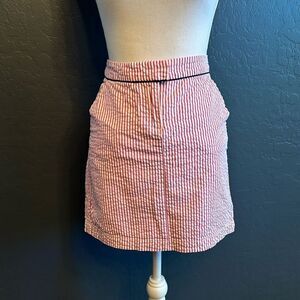 Tommy Hilfiger pink and white pin striped skirt